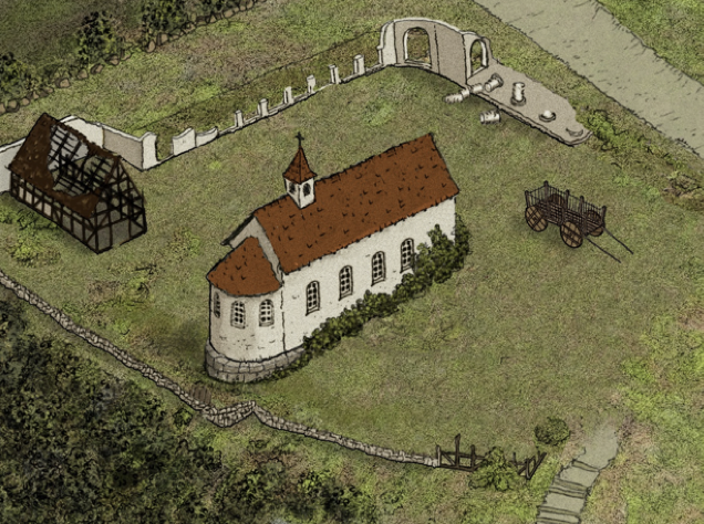 Die Rupert-Kapelle entgeht der Zerstörung durch Bingen - 1000 n.Chr.